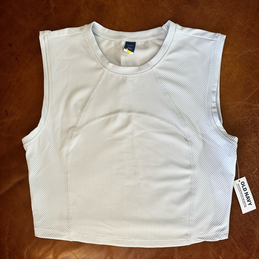 Old Navy NWT Pale Blue Sleeveless Women's Crop Top